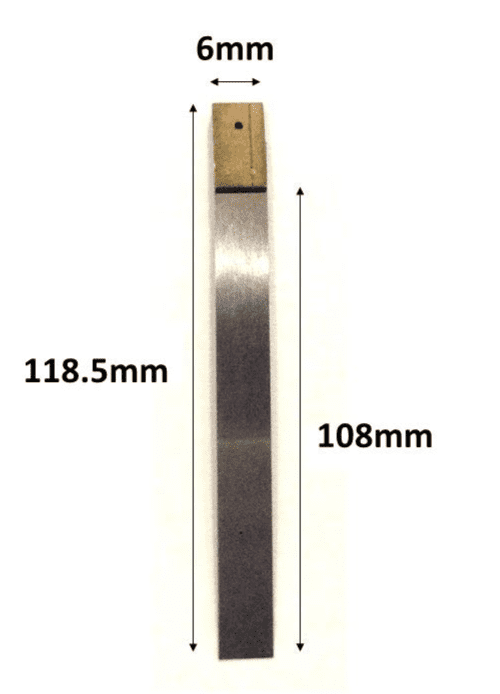017064 33mm x 22mm x 5.5mm Round Steel Pendulum Suspension Spring with hook 